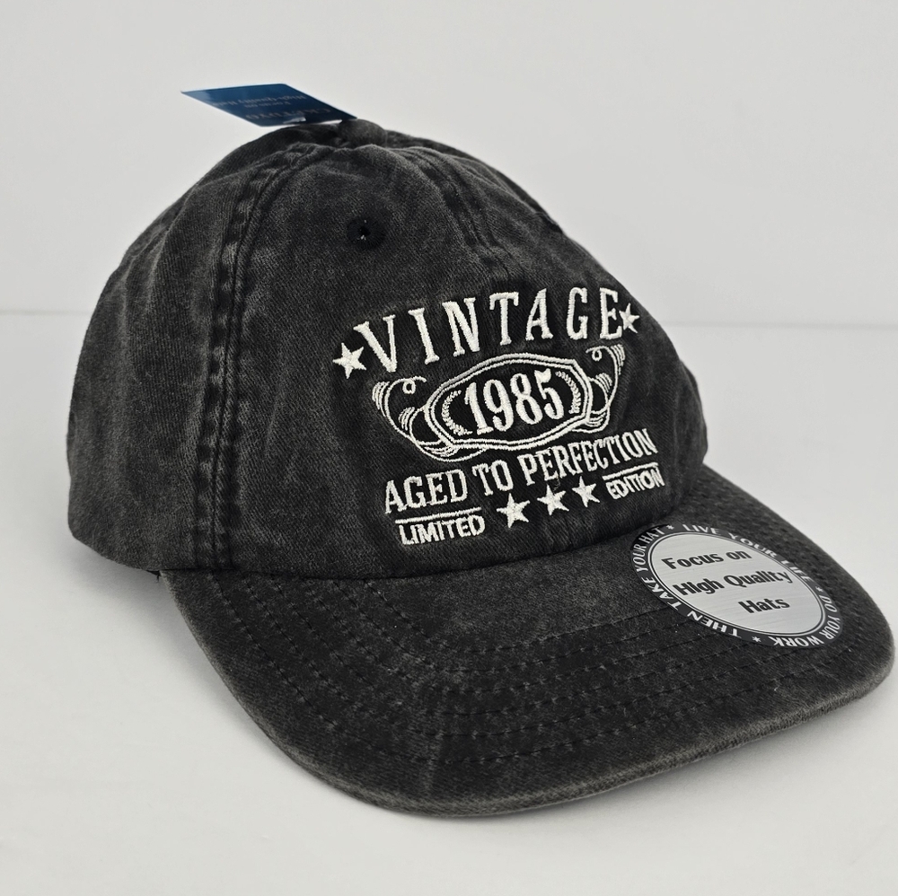 "Vintage" 1985 Aged to Perfection Limited Edition Baseball Cap | NWT